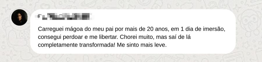 Depoimento de participante do Diamond Women